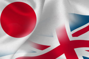 日本とイギリスの国旗